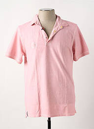 Polo stretch manches courtes rose BOB homme