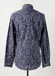 Chemise manches longues bleu VICOMTE ARTHUR pour homme seconde vue