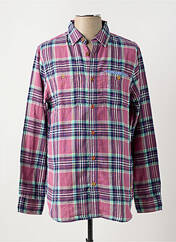 Chemise manches longues violet SCOTCH & SODA pour homme seconde vue