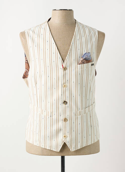 Gilet sans manche beige BOB pour homme