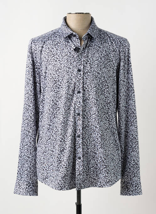 Chemise manches longues noir HUGO BOSS pour homme