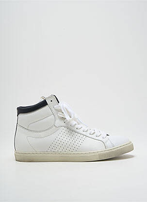 Baskets matière lisse talon plat jusqu'à 3cm blanc BA&SH femme
