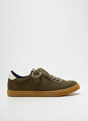 Baskets nubuck talon plat jusqu'à 3cm vert BA&SH femme