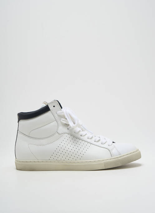 Baskets matière lisse talon plat jusqu'à 3cm blanc BA&SH femme