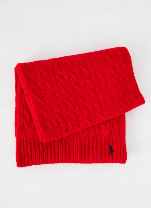 Echarpe rouge RALPH LAUREN pour unisexe