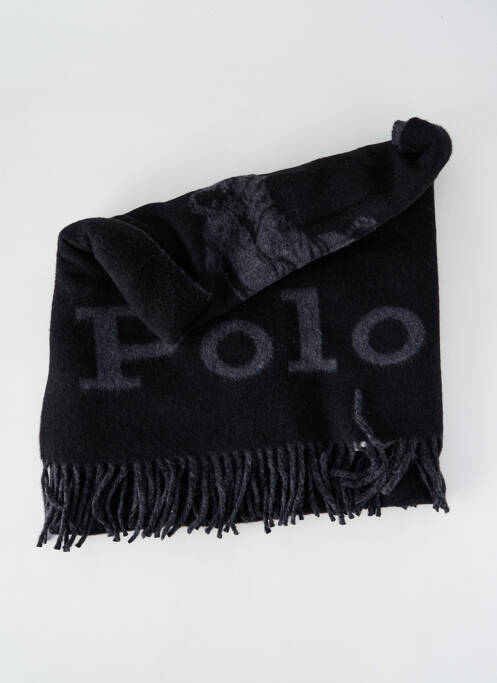 Echarpe noir RALPH LAUREN pour unisexe