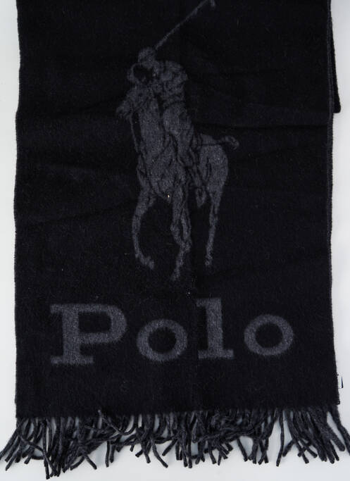 Echarpe noir RALPH LAUREN pour unisexe