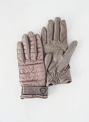 Gants doublure gris MONCLER femme