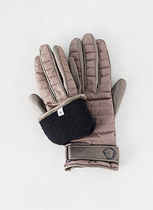 Gants doublure gris MONCLER femme