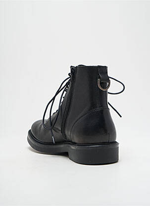 Bottines/boots matière lisse talon bas noir REPLAY homme