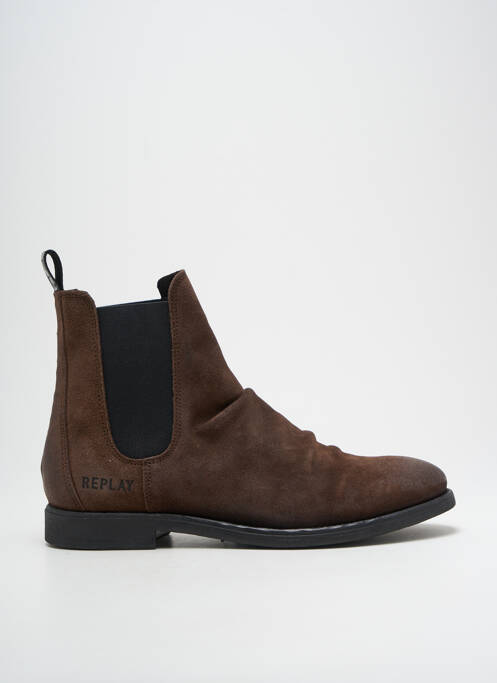 Bottines/Boots marron REPLAY pour homme