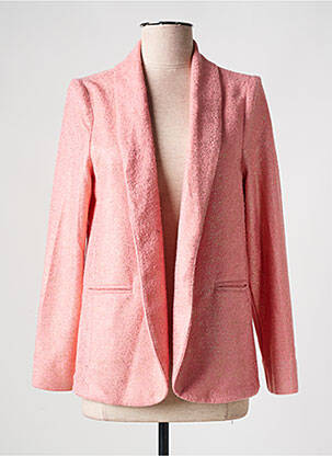 Blazer col châle rose MOLLY BRACKEN femme
