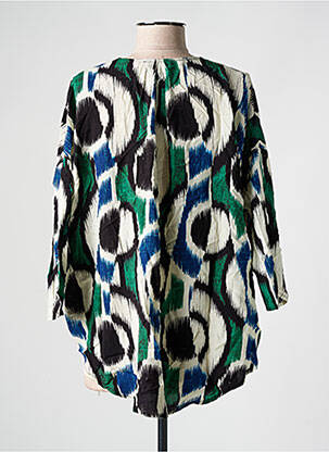Blouse imprimé fantaisie manches 3/4 noir MOLLY BRACKEN femme