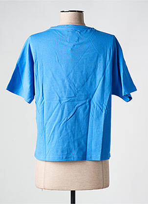 T-shirt coupe droite manches courtes bleu LILI SIDONIO femme