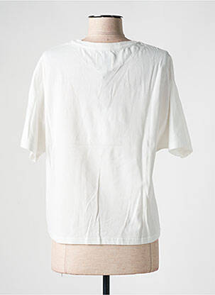 T-shirt coupe droite manches courtes blanc LILI SIDONIO femme