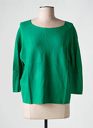 Pull col bateau manches 3/4 vert MOLLY BRACKEN femme