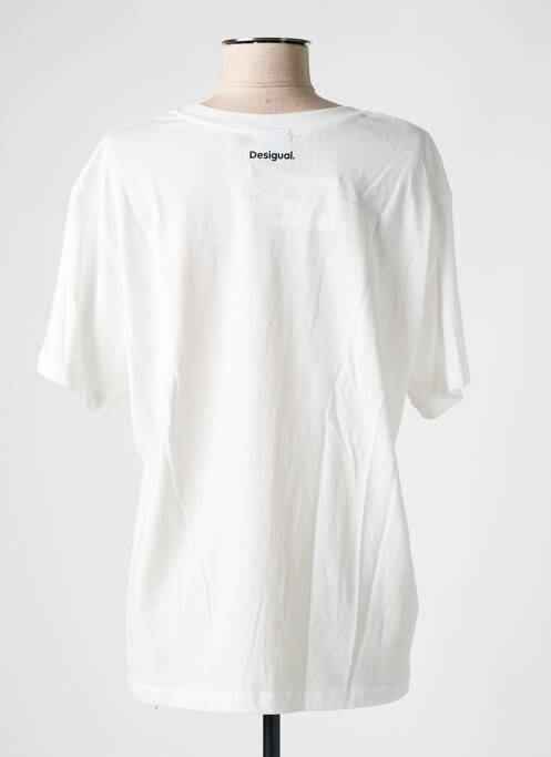 T-shirt blanc DESIGUAL pour femme