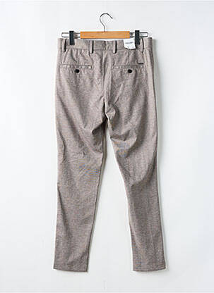Pantalon droit coupe droite beige JACK & JONES homme