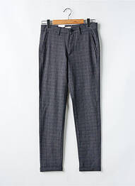 Pantalon chino imprimé imprimé prince de galle taille normale gris JACK & JONES homme