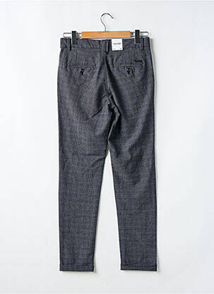 Pantalon chino imprimé imprimé prince de galle taille normale gris JACK & JONES homme