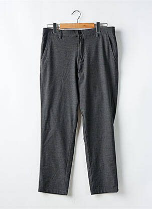 Pantalon droit coupe droite taille haute gris JACK & JONES homme