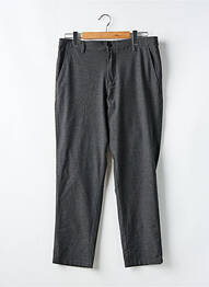 Pantalon droit coupe droite taille haute gris JACK & JONES homme