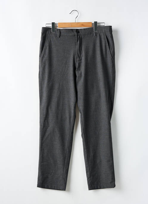 Pantalon droit coupe droite taille haute gris JACK & JONES homme