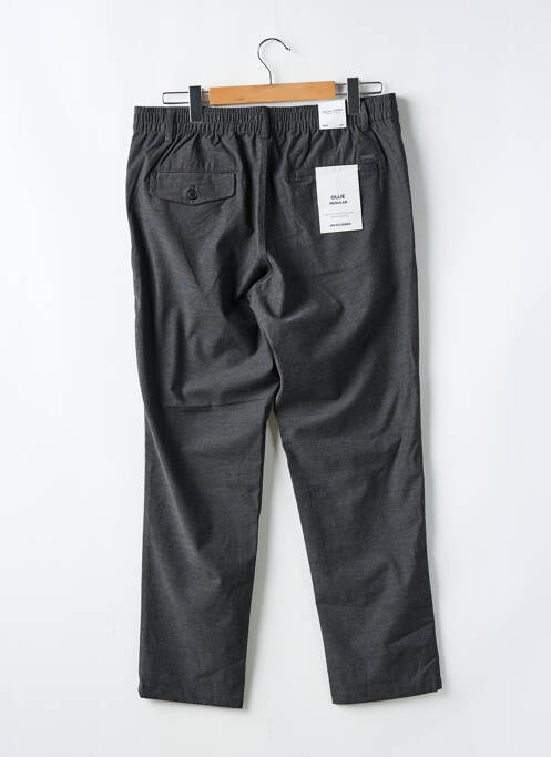 Pantalon droit coupe droite taille haute gris JACK & JONES homme