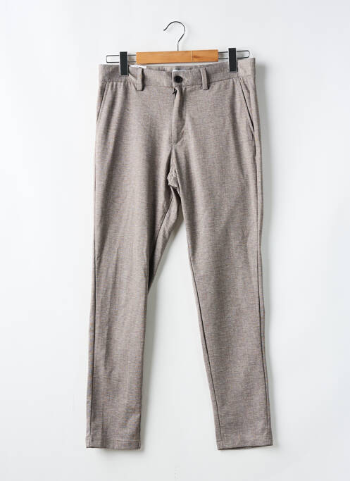 Pantalon droit beige JACK & JONES pour homme