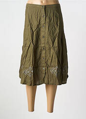 Jupe mi-longue vert BAMBOO'S pour femme seconde vue