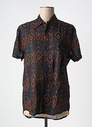 Chemisier manches courtes manches courtes marron SINOE BY BAMBOO'S femme