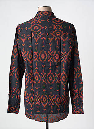 Chemisier coupe cintrée manches longues noir SINOE BY BAMBOO'S femme