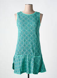 Robe courte sans manche sans manche bleu BAMBOO'S femme