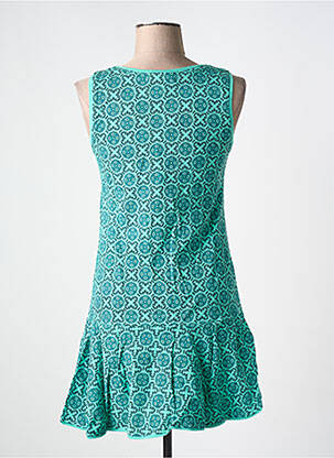 Robe courte sans manche sans manche bleu BAMBOO'S femme