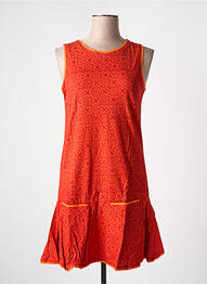 Robe courte sans manche sans manche rouge BAMBOO'S femme
