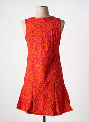 Robe courte sans manche sans manche rouge BAMBOO'S femme