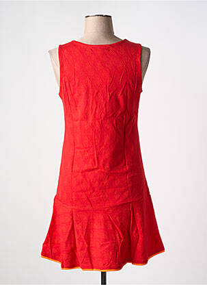 Robe courte sans manche sans manche rouge BAMBOO'S femme