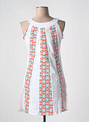 Robe mi-longue blanc BAMBOO'S pour femme seconde vue