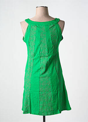 Robe courte sans manche sans manche vert BAMBOO'S femme