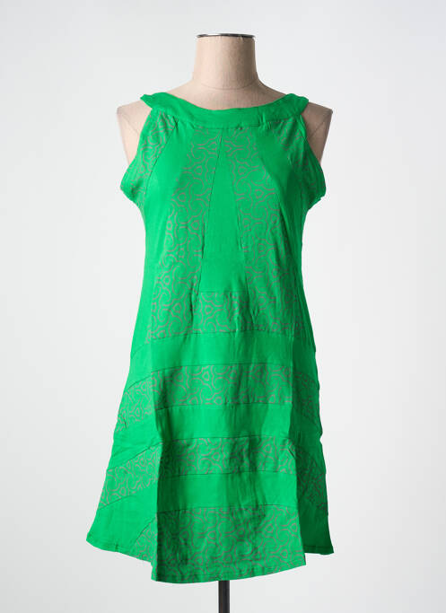 Robe courte vert BAMBOO'S pour femme