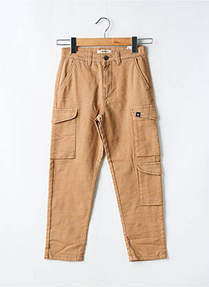 Pantalon cargo coupe droite beige GARCIA garçon