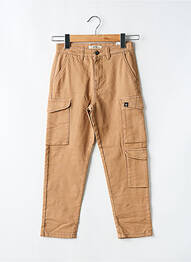 Pantalon cargo coupe droite beige GARCIA garcon
