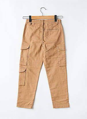 Pantalon cargo coupe droite beige GARCIA garçon