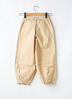 Pantalon droit poches taille élastique beige GARCIA garçon