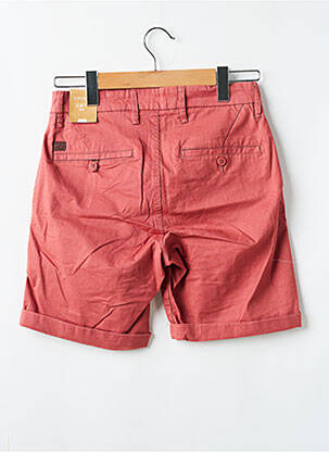 Bermuda coupe droite rouge TIFFOSI homme