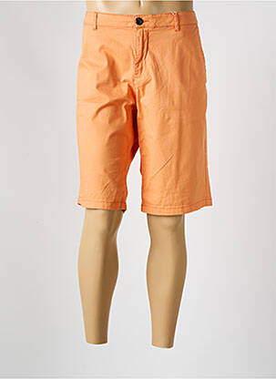 Short fermeture zippée sous rabat boutonné orange TOM TAILOR homme