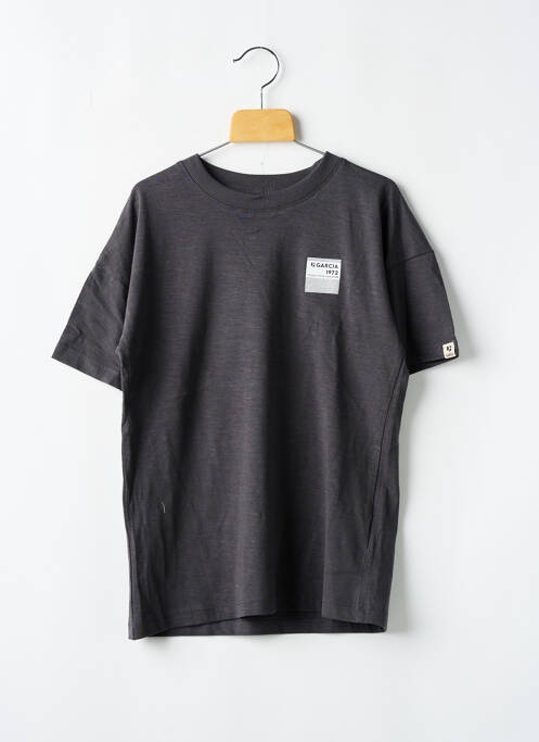 T-shirt coupe droite manches courtes gris GARCIA garcon