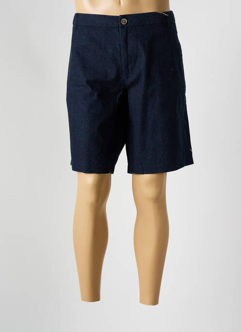 Bermuda coupe droite bleu TOM TAILOR homme
