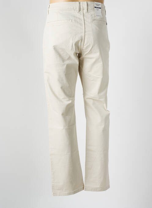 Pantalon chino beige TOM TAILOR pour homme