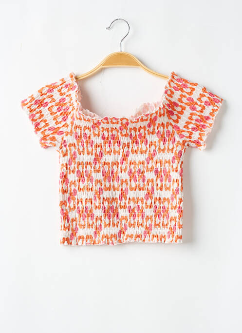 Top orange TIFFOSI pour femme